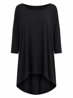Vero Moda Black Oversized High-Low Tunic Dress Small